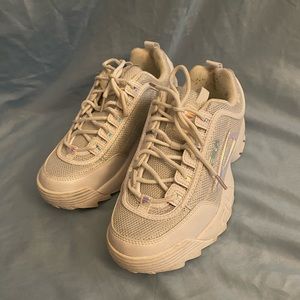 Women’s iridescent filas